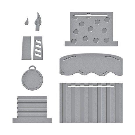 Spellbinders Layer Cake Surprise Etched Dies (S4-1099) (OUTLET)
