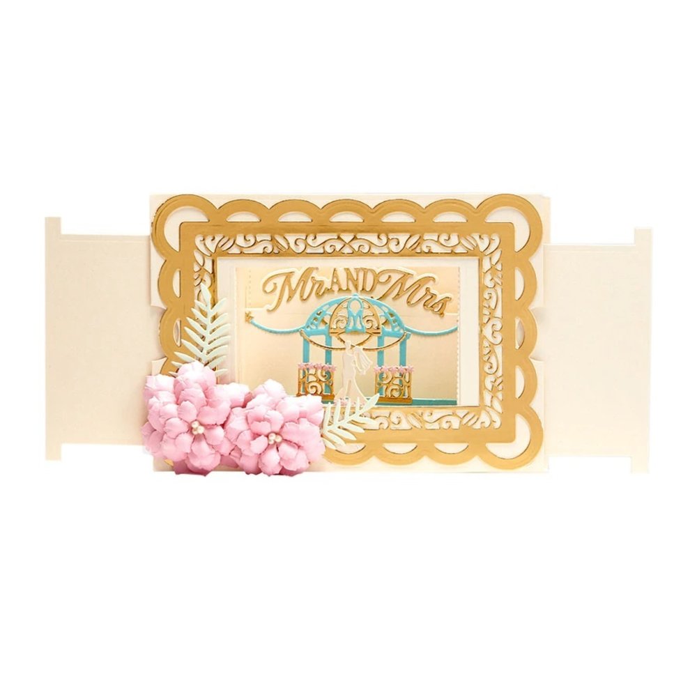 Spellbinders Wedded Bliss Scene Etched Dies (S4-1088) (OUTLET)