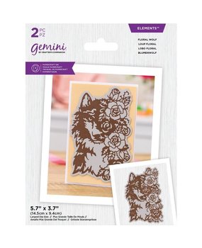 Gemini Floral Wolf Elements Dies (GEM-MD-ELE-FLWO) (DISCONTINUED)