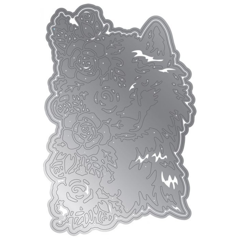 Gemini Floral Wolf Elements Dies (GEM-MD-ELE-FLWO) (OUTLET)