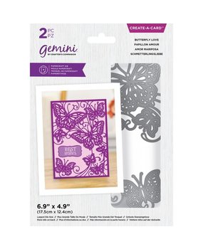 Gemini Butterfly Love Create-a-Card Dies (GEM-MD-CAD-BUL) (DISCONTINUED)