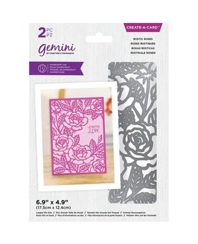 Gemini Rustic Roses Create-a-Card Dies (GEM-MD-CAD-RUR) (DISCONTINUED) Gemini Rustic Roses Create-a-Card Dies (GEM-MD-CAD-RUR) (DISCONTINUED)
