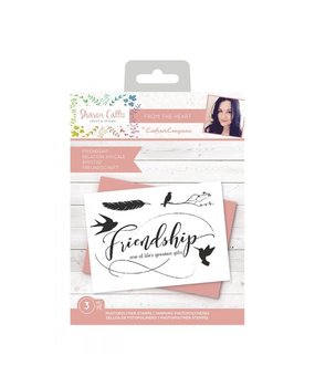 Crafter's Companion Sharon Callis From the Heart Clear Stamps Friendship (SCC-STP-FRIEND) (OUTLET)