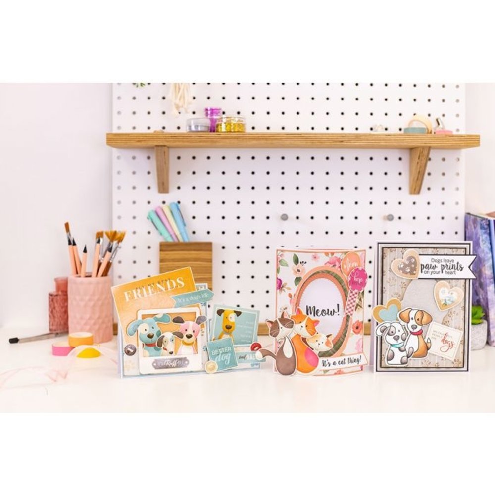 Crafter's Companion Pawsitivity 12x12 Inch Card Pad (NIT-PAW-CARD12) (OUTLET) Crafter's Companion Pawsitivity 12x12 Inch Card Pad (NIT-PAW-CARD12) (OUTLET)