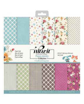 Crafter's Companion Pawsitivity 12x12 Inch Patterned Paper Pad (NIT-PAW-PAD12) (OUTLET)