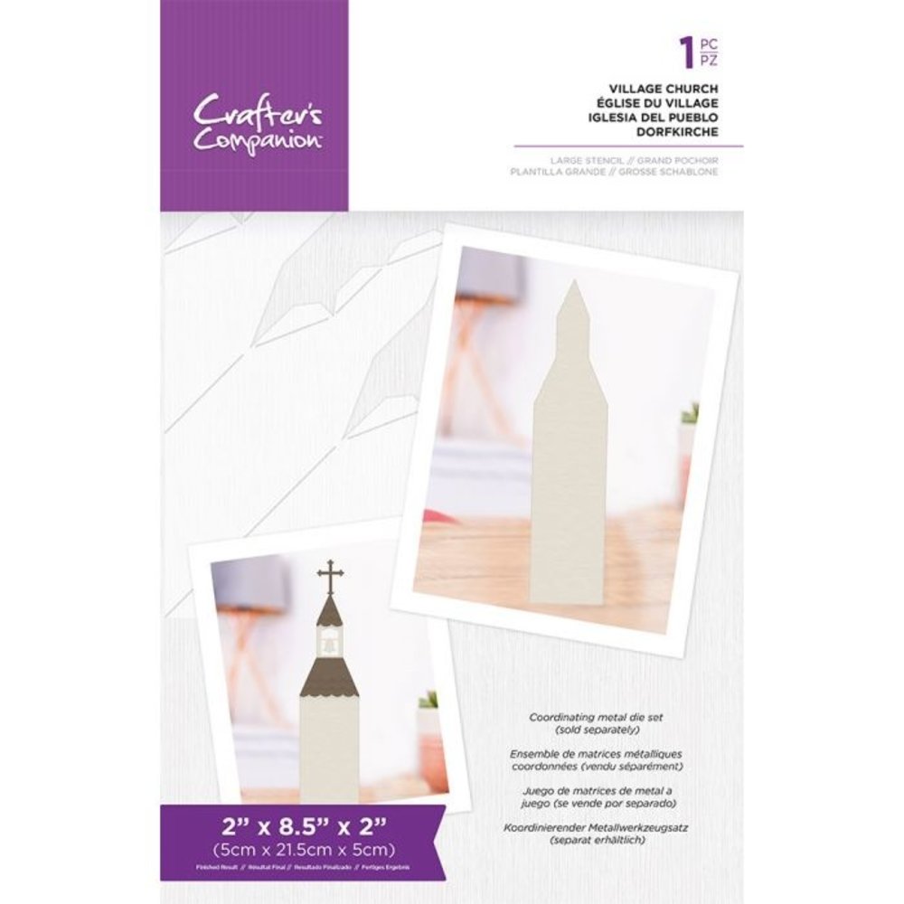 Crafter's Companion Village Church Templates (CC-TP-VILCH) (OUTLET) Crafter's Companion Village Church Templates (CC-TP-VILCH) (OUTLET)