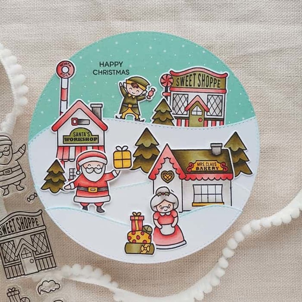 Heffy Doodle Santa's Village Dies (HFD0086) (DISCONTINUED)