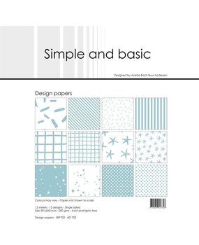 Simple and Basic Mint 12x12 Inch Paper Pack (SBP702) (DISCONTINUED)