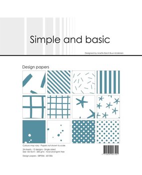 Simple and Basic Aqua 6x6 Inch Paper Pack (SBP506) (DISCONTINUED) Simple and Basic Aqua 6x6 Inch Paper Pack (SBP506) (DISCONTINUED)