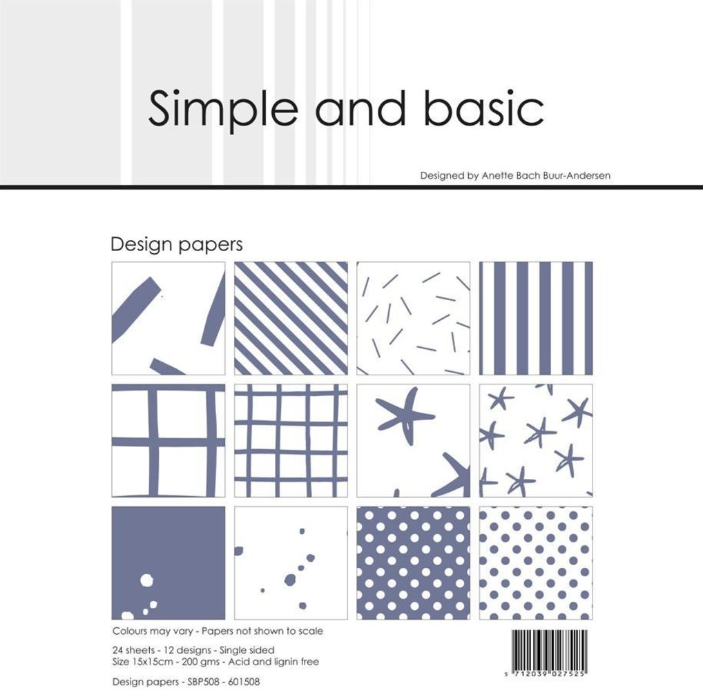 Simple and Basic Eggplant 6x6 Inch Paper Pack (SBP508) (DISCONTINUED) Simple and Basic Eggplant 6x6 Inch Paper Pack (SBP508) (DISCONTINUED)