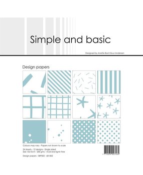 Simple and Basic Mint 6x6 Inch Paper Pack (SBP502) (DISCONTINUED)