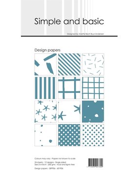Simple and Basic Aqua Slim Paper Pack (SBP906) (OUTLET)