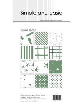 Simple and Basic Eucalyptus Slim Paper Pack (SBP901) (DISCONTINUED)