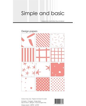 Simple and Basic Fresh Peach Slim Paper Pack (SBP907) (DISCONTINUED)