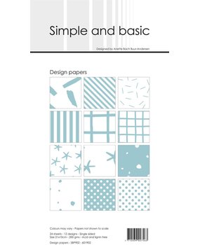 Simple and Basic Mint Slim Paper Pack (SBP902) (OUTLET)