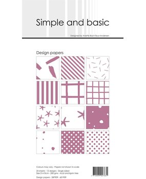 Simple and Basic Old Rose Slim Paper Pack (SBP909) (OUTLET)