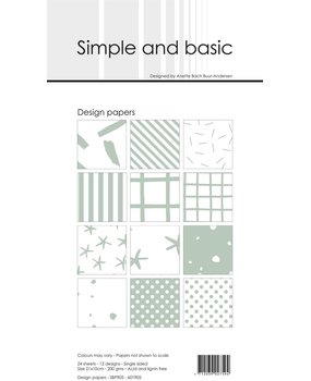 Simple and Basic Sage Slim Paper Pack (SBP905) (DISCONTINUED)