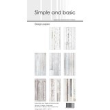 Simple and Basic White Wood Slim Paper Pack (SBP911) (DISCONTINUED)