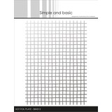 Simple and Basic Diffuse Squares Hot Foil Plates (SBH013) (DISCONTINUED)