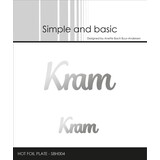 Simple and Basic Kram Hot Foil Plates (SBH004) (DISCONTINUED)
