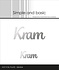 Kram Hot Foil Plates (SBH004) (DISCONTINUED)