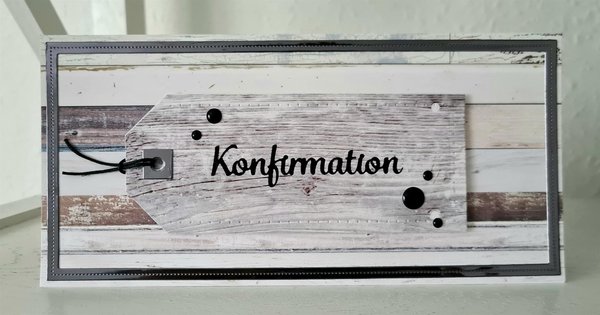 Simple and Basic Long Rustic Tag Cutting Dies (SBD138) (DISCONTINUED)