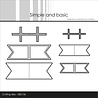 Simple and Basic Mini Flag Cutting Dies (SBD136) (OUTLET)