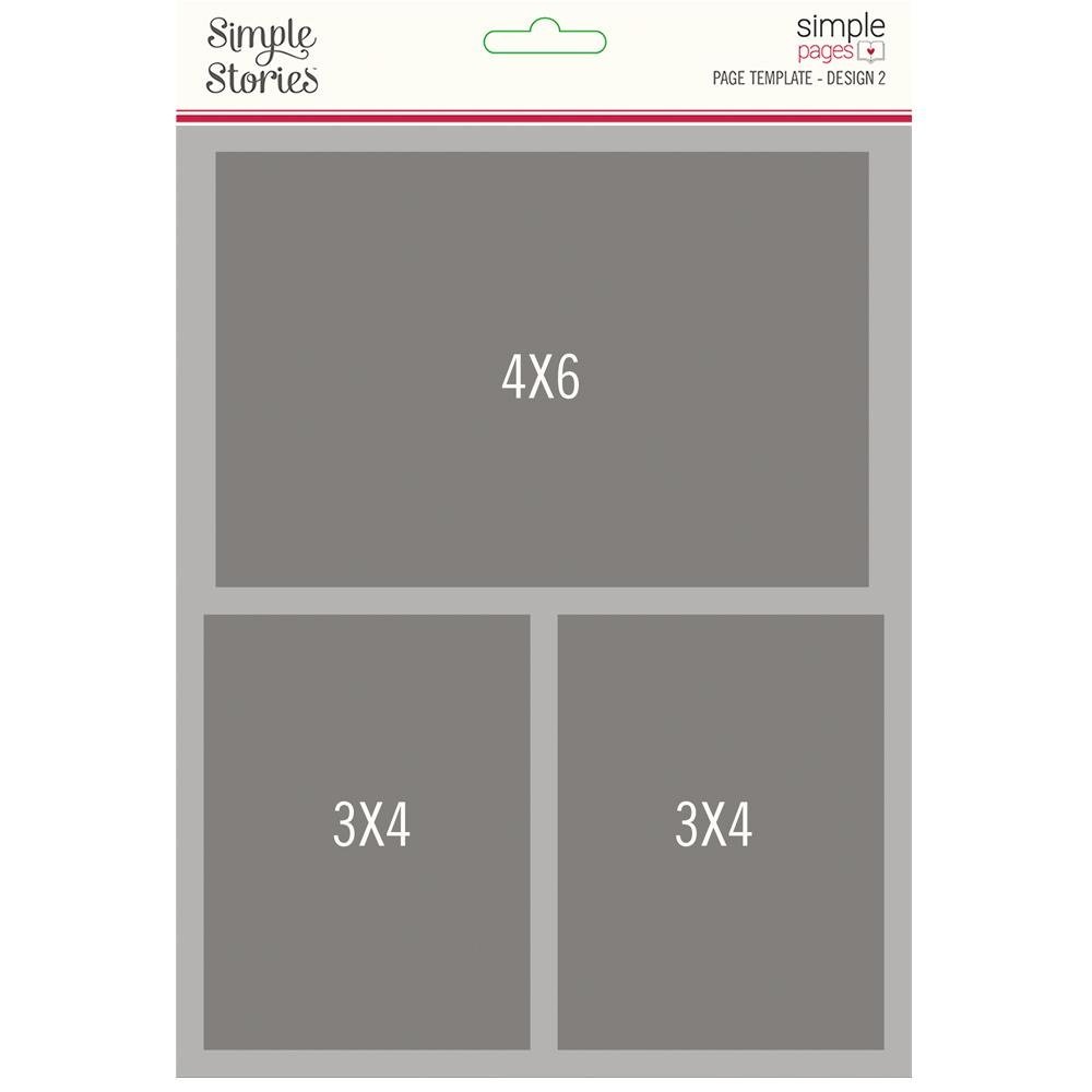 Simple Stories Simple Pages Template Design 2 (15828) (DISCONTINUED)