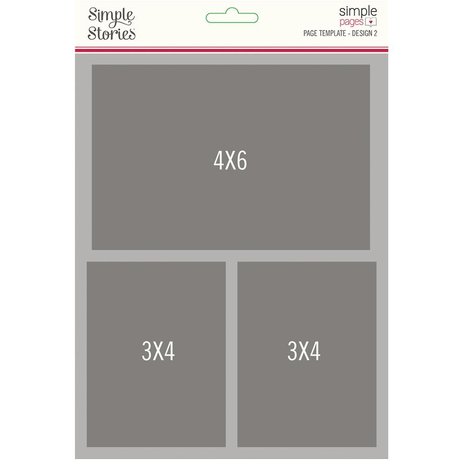 Simple Stories Simple Pages Template Design 2 (15828) (DISCONTINUED)