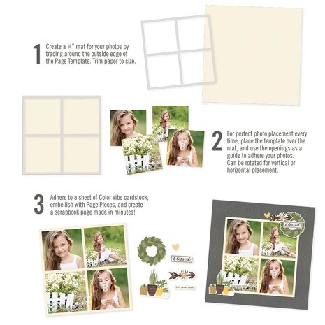 Simple Stories Simple Pages Template Design 5 (15831) (DISCONTINUED)
