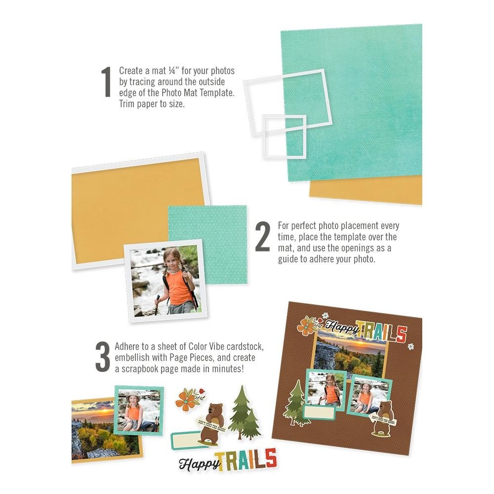 Simple Stories Simple Pages Template Photo Mat (15832) (DISCONTINUED)