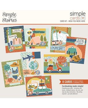 Simple Stories Simple Cards Kit Wish You Were Here (14829) (DISCONTINUED)