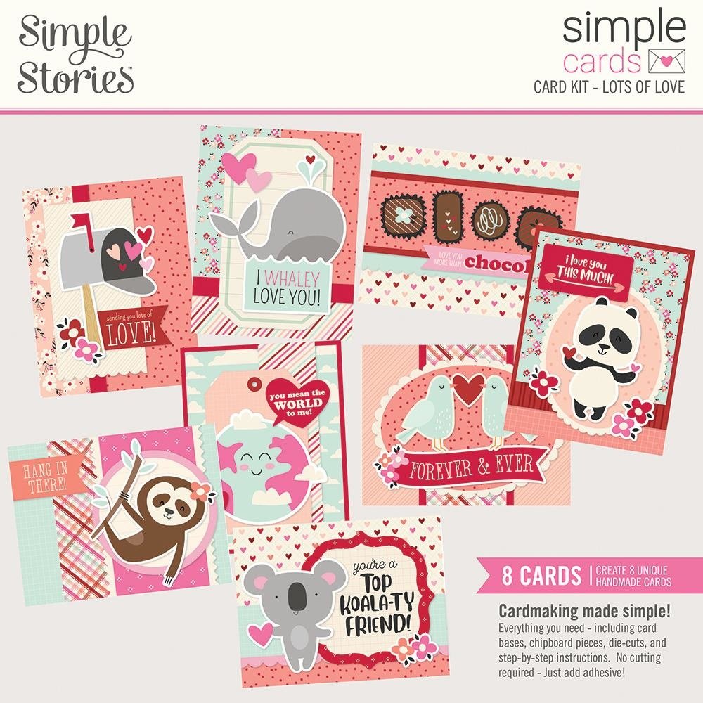 Simple Stories Simple Cards Kit Lots of Love (14328) (DISCONTINUED) Simple Stories Simple Cards Kit Lots of Love (14328) (DISCONTINUED)