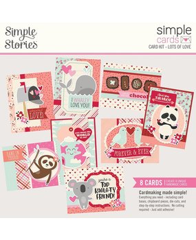 Simple Stories Simple Cards Kit Lots of Love (14328) (DISCONTINUED)