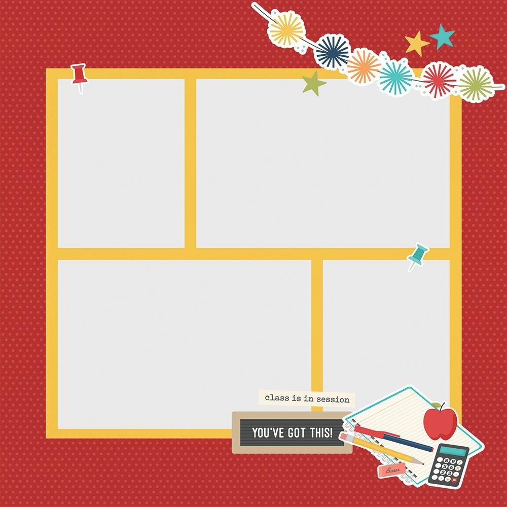 Simple Stories Simple Pages Pieces School Life (14927) (DISCONTINUED)