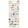 Simple Stories Safe Travels Puffy Stickers (14821) (DISCONTINUED)