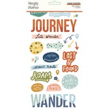 Simple Stories Safe Travels Foam Stickers (14820) (OUTLET)