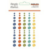 Simple Stories Safe Travels Enamel Dots (14823) (OUTLET)