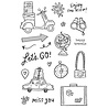 Simple Stories Safe Travels Clear Stamps (14825) (OUTLET)