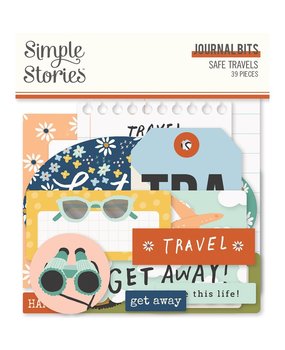 Simple Stories Safe Travels  Journal Bits (14817) (OUTLET)