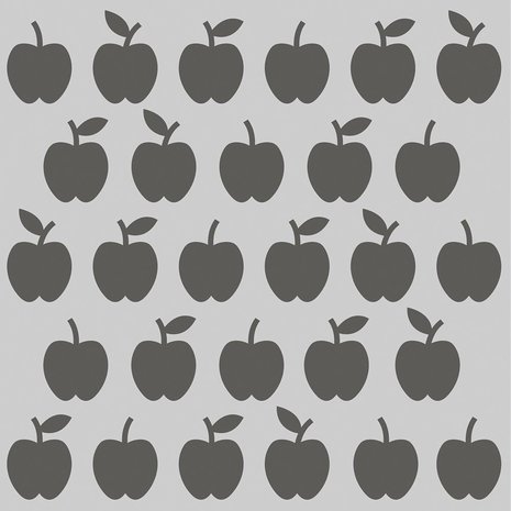 Simple Stories School Life Stencils Apples (14926) (DISCONTINUED)