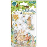 Craft Consortium Bluebells and Buttercups Bench Clear Stamps (CCSTMP059) (DISCONTINUED)