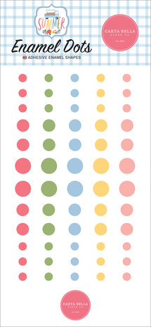 Carta Bella Summer Enamel Dots (CBS133028) (OUTLET)