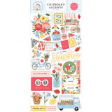 Carta Bella Summer Chipboard Accents (CBS113021) (OUTLET)