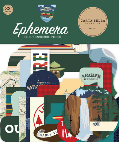 Carta Bella Outdoor Adventures Ephemera (CBOA134024) (OUTLET) Carta Bella Outdoor Adventures Ephemera (CBOA134024) (OUTLET)