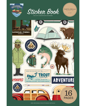 Carta Bella Outdoor Adventures Sticker Book (CBOA134029) (OUTLET)