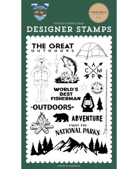 Carta Bella The Great Outdoors Clear Stamps (CBOA134040) (OUTLET)