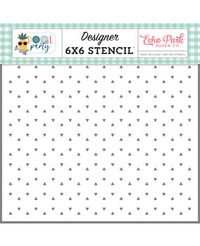Echo Park Summer Sprinkles Stencil (POP240033) (DISCONTINUED)