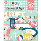 Echo Park Pool Party Frames & Tags (POP240025) (OUTLET)