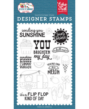Echo Park Sending Sunshine Clear Stamps (SOS241043) (DISCONTINUED)